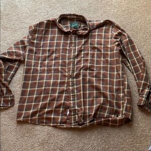 Woolrich plaid button up shirt